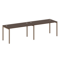 Metal System Quattro Р. ст. на 2 раб. места на П-образном м/к 40БП.СМ-2.3 Акация/Антрацит металл 2800*720*750 Metal System Quattro Р. ст. на 2 раб. места на П-образном м/к 40БП.СМ-2.3 Акация/Антрацит металл 2800*720*750