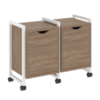 Loft Тумба на колесных опорах наборная. Вариант №2 VR.L-TN-2.K Тиквуд тёмный/Чёрный металл 970×460×767 Loft Тумба на колесных опорах наборная. Вариант №2 VR.L-TN-2.K Тиквуд тёмный/Чёрный металл 970×460×767