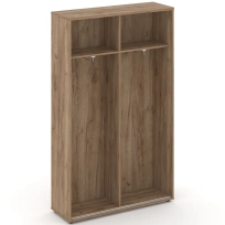 Шкаф-купе для одежды Style Project SN.SHK.E-003 / Акация Лорка – Белый – Черные ручки / 1200×400×1982 Шкаф-купе для одежды Style Project SN.SHK.E-003 / Акация Лорка – Белый – Черные ручки / 1200×400×1982