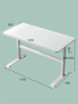 Стол детский регулируемый Everprof Kids Table 1 Белый Стол детский регулируемый Everprof Kids Table 1 Белый