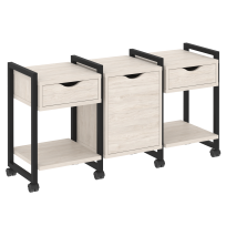 Loft Тумба на колесных опорах наборная. Вариант №6 VR.L-TN-6.K Тиквуд тёмный/Чёрный металл 1440×460×767 Loft Тумба на колесных опорах наборная. Вариант №6 VR.L-TN-6.K Тиквуд тёмный/Чёрный металл 1440×460×767