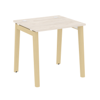 Onix Wood Стол офисный OW.SP-0.7 Дуб мали/Дуб светлый/Белый металл 780×720×750 Onix Wood Стол офисный OW.SP-0.7 Дуб мали/Дуб светлый/Белый металл 780×720×750