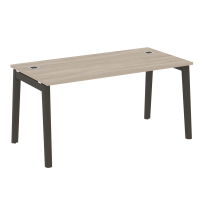 Onix Wood Direct Стол руководителя OW.SRR-4.8 Белый бриллиант/Дуб светлый/Белый металл 1580*800*750 Onix Wood Direct Стол руководителя OW.SRR-4.8 Белый бриллиант/Дуб светлый/Белый металл 1580*800*750