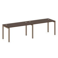 Metal System Quattro Р. ст. на 2 раб. места на П-образном м/к 50БП.СМ-2.3 Акация/Антрацит металл 2800*720*750 Metal System Quattro Р. ст. на 2 раб. места на П-образном м/к 50БП.СМ-2.3 Акация/Антрацит металл 2800*720*750