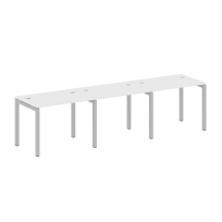 Metal System Quattro Р. ст. на 3 раб. места на П-образном м/к 50БП.СМ-3.1 Акация/Антрацит металл 3000*720*750 Metal System Quattro Р. ст. на 3 раб. места на П-образном м/к 50БП.СМ-3.1 Акация/Антрацит металл 3000*720*750