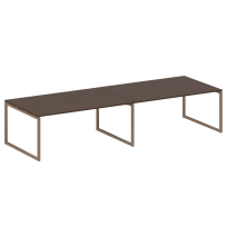 Metal System Quattro Перег. стол (2 столешницы) на О-образном м/к 40БО.ПРГ-2.5 Акация/Антрацит металл 3600*1235*750 Metal System Quattro Перег. стол (2 столешницы) на О-образном м/к 40БО.ПРГ-2.5 Акация/Антрацит металл 3600*1235*750