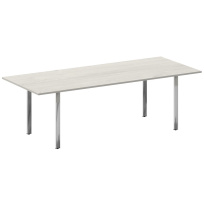 Metal System Direct Стол переговорный на П-обр. м/к БП.ПРГ-240 Акация/Нерж. сталь 2400*1000*750 Metal System Direct Стол переговорный на П-обр. м/к БП.ПРГ-240 Акация/Нерж. сталь 2400*1000*750