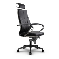 Кресло для руководителя Метта L 2c 46/K_17840_Кожа перфорированная NewLeather - Черный_Кожа перфорированная NewLeather - Черный Кресло для руководителя Метта L 2c 46/K_17840_Кожа перфорированная NewLeather - Черный_Кожа перфорированная NewLeather - Черный