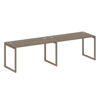 Metal System Quattro Р. ст. на 2 раб. места на О-образном м/к 40БО.СМ-2.3 Акация/Антрацит металл 2800*720*750 Metal System Quattro Р. ст. на 2 раб. места на О-образном м/к 40БО.СМ-2.3 Акация/Антрацит металл 2800*720*750