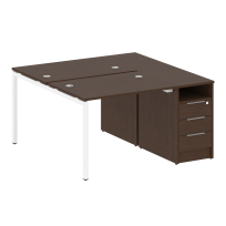 Metal System Quattro Р. ст. с тумбой на П-образном м/к 40БП.РС-СТП-2.1 Акация/Антрацит металл 1412*1475*750 Metal System Quattro Р. ст. с тумбой на П-образном м/к 40БП.РС-СТП-2.1 Акация/Антрацит металл 1412*1475*750