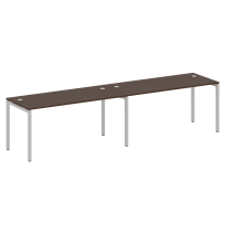 Metal System Quattro Р. ст. на 2 раб. места на П-образном м/к 40БП.СМ-2.4 Акация/Антрацит металл 3200*720*750 Metal System Quattro Р. ст. на 2 раб. места на П-образном м/к 40БП.СМ-2.4 Акация/Антрацит металл 3200*720*750