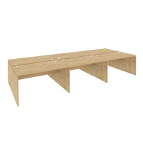 Onix Рабочая станция O.D.RS-6.3.8 Тиквуд светлый 4140*1635*750