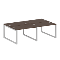 Metal System Quattro Р. ст. на 4 раб. места на О-образном м/к 50БО.СМ-4.2 Акация/Антрацит металл 2400*1475*750 Metal System Quattro Р. ст. на 4 раб. места на О-образном м/к 50БО.СМ-4.2 Акация/Антрацит металл 2400*1475*750