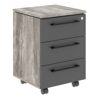 Тумба для документов мобильная Morris Trend MC-3D.A Сосна Нордик/Антрацит 465×450×652