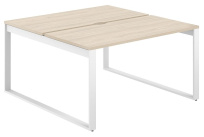 Стол-бенч с вырезом Allegro / 1400×1638×750 / Профиль О-образный: 70×20 Белый / Столешница: Белый / AG.138.WH.V.72.WH Стол-бенч с вырезом Allegro / 1400×1638×750 / Профиль О-образный: 70×20 Белый / Столешница: Белый / AG.138.WH.V.72.WH