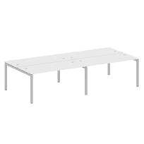 Metal System Quattro Р. ст. на 4 раб. места на П-образном м/к 50БП.СМ-4.4 Акация/Антрацит металл 3200*1475*750 Metal System Quattro Р. ст. на 4 раб. места на П-образном м/к 50БП.СМ-4.4 Акация/Антрацит металл 3200*1475*750