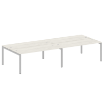 Metal System Quattro Р. ст. на 4 раб. места на П-образном м/к 50БП.СМ-4.5 Акация/Антрацит металл 3600*1475*750 Metal System Quattro Р. ст. на 4 раб. места на П-образном м/к 50БП.СМ-4.5 Акация/Антрацит металл 3600*1475*750