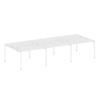 Metal System Quattro Р. ст. на 6 раб. места на П-образном м/к 40БП.СМ-6.2 Акация/Антрацит металл 3600*1475*750 Metal System Quattro Р. ст. на 6 раб. места на П-образном м/к 40БП.СМ-6.2 Акация/Антрацит металл 3600*1475*750