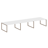 Metal System Quattro Перег. стол (3 столешницы) на О-оразном м/к 40БО.ПРГ-3.4 Акация/Антрацит металл 4800*1235*750 Metal System Quattro Перег. стол (3 столешницы) на О-оразном м/к 40БО.ПРГ-3.4 Акация/Антрацит металл 4800*1235*750