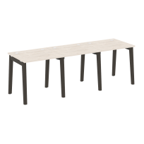 Onix Wood Рабочая станция OW.RS-3.0.7 Белый бриллиант/Дуб светлый/Белый металл 2340*720*750 Onix Wood Рабочая станция OW.RS-3.0.7 Белый бриллиант/Дуб светлый/Белый металл 2340*720*750