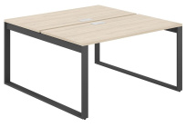 Стол-бенч с лючком Allegro / 1200×1638×750 / Профиль О-образный: 70×20 Антрацит / Столешница: Белый / AG.137.WH.L.72.AN Стол-бенч с лючком Allegro / 1200×1638×750 / Профиль О-образный: 70×20 Антрацит / Столешница: Белый / AG.137.WH.L.72.AN