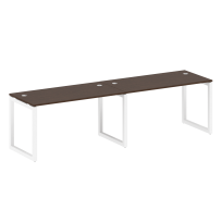 Metal System Quattro Р. ст. на 2 раб. места на О-образном м/к 50БО.СМ-2.3 Акация/Антрацит металл 2800*720*750 Metal System Quattro Р. ст. на 2 раб. места на О-образном м/к 50БО.СМ-2.3 Акация/Антрацит металл 2800*720*750