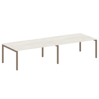 Metal System Quattro Перег. стол (2 столешницы) на П-образном м/к 50БП.ПРГ-2.5 Акация/Антрацит металл 3600*1235*750 Metal System Quattro Перег. стол (2 столешницы) на П-образном м/к 50БП.ПРГ-2.5 Акация/Антрацит металл 3600*1235*750