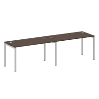 Metal System Quattro Р. ст. на 2 раб. места на П-образном м/к 40БП.СМ-2.3 Акация/Антрацит металл 2800*720*750 Metal System Quattro Р. ст. на 2 раб. места на П-образном м/к 40БП.СМ-2.3 Акация/Антрацит металл 2800*720*750