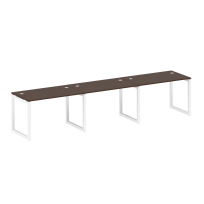 Metal System Quattro Р. ст. на 3 раб. места на О-образном м/к 50БО.СМ-3.2 Акация/Антрацит металл 3600*720*750 Metal System Quattro Р. ст. на 3 раб. места на О-образном м/к 50БО.СМ-3.2 Акация/Антрацит металл 3600*720*750