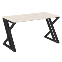 Loft Стол рабочий VR.L-SRZ-3.7 Тиквуд тёмный/Чёрный металл 1380×720×750