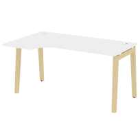 Onix Wood Стол эргономичный левый OW.SA-1 (L) Белый бриллиант/Дуб светлый/Белый металл 1580*980*750 (720/460) Onix Wood Стол эргономичный левый OW.SA-1 (L) Белый бриллиант/Дуб светлый/Белый металл 1580*980*750 (720/460)
