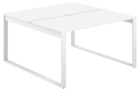 Стол-бенч с вырезом Allegro / 1200×1638×750 / Профиль О-образный: 70×20 Белый / Столешница: Белый / AG.137.WH.V.72.WH Стол-бенч с вырезом Allegro / 1200×1638×750 / Профиль О-образный: 70×20 Белый / Столешница: Белый / AG.137.WH.V.72.WH