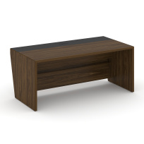 Corner Стол руководителя прямой без тумбы COR.SR-18 Орех лоренцо/Графит 1800×900×750 Corner Стол руководителя прямой без тумбы COR.SR-18 Орех лоренцо/Графит 1800×900×750