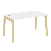 Onix Wood Direct Стол руководителя OW.SRR-3.8 Белый бриллиант/Дуб светлый/Белый металл 1380*800*750 Onix Wood Direct Стол руководителя OW.SRR-3.8 Белый бриллиант/Дуб светлый/Белый металл 1380*800*750