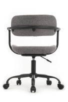 Кресло Kolin W-231 Чёрный каркас/Голубая ткань 600×600×750-830