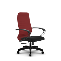 Кресло офисное Metta  SU-CP-10 (SU-СК130-10) PL / Красный – Красный