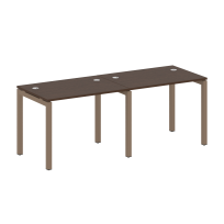 Metal System Quattro Р. ст. на 2 раб. места на П-образном м/к 50БП.СМ-2.1 Акация/Антрацит металл 2000*720*750 Metal System Quattro Р. ст. на 2 раб. места на П-образном м/к 50БП.СМ-2.1 Акация/Антрацит металл 2000*720*750