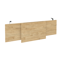 Onix Direct Царга стола руководителя O.M-CSR-4 Дуб мали/Белый металл 1340×450×54 Onix Direct Царга стола руководителя O.M-CSR-4 Дуб мали/Белый металл 1340×450×54