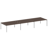 Metal System Quattro Р. ст. на 6 раб. места на П-образном м/к 50БП.СМ-6.5 Акация/Антрацит металл 5400*1475*750 Metal System Quattro Р. ст. на 6 раб. места на П-образном м/к 50БП.СМ-6.5 Акация/Антрацит металл 5400*1475*750