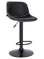 Барный стул Everprof Smile Black Экокожа Черный Барный стул Everprof Smile Black Экокожа Черный