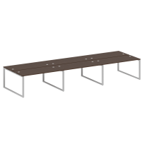 Metal System Р. ст. на 6 раб. места на О-образном м/к БО.СМ-6.4 Акация/Антрацит металл 4800*1475*750 Metal System Р. ст. на 6 раб. места на О-образном м/к БО.СМ-6.4 Акация/Антрацит металл 4800*1475*750