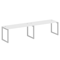 Metal System Quattro Р. ст. на 2 раб. места на О-образном м/к 50БО.СМ-2.4 Акация/Антрацит металл 3200*720*750 Metal System Quattro Р. ст. на 2 раб. места на О-образном м/к 50БО.СМ-2.4 Акация/Антрацит металл 3200*720*750