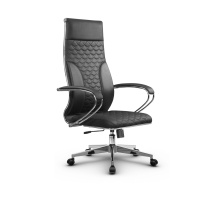 Кресло для руководителя Метта L 1c 44C/K_17834 Кожа перфорированная NewLeather – Черный Кресло для руководителя Метта L 1c 44C/K_17834 Кожа перфорированная NewLeather – Черный