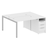 Metal System Quattro Р. ст. с тумбой на П-образном м/к 50БП.РС-СТП-2.2 Акация/Антрацит металл 1612*1475*750 Metal System Quattro Р. ст. с тумбой на П-образном м/к 50БП.РС-СТП-2.2 Акация/Антрацит металл 1612*1475*750