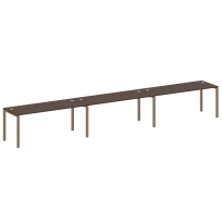 Metal System Р. ст. на 3 раб. места на П-образном м/к БП.СМ-3.5 Акация/Антрацит металл 5400*720*750 Metal System Р. ст. на 3 раб. места на П-образном м/к БП.СМ-3.5 Акация/Антрацит металл 5400*720*750