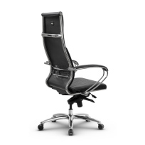 Кресло для руководителя Метта L 1c 44B/K_17838 Кожа перфорированная NewLeather – Черный Кресло для руководителя Метта L 1c 44B/K_17838 Кожа перфорированная NewLeather – Черный