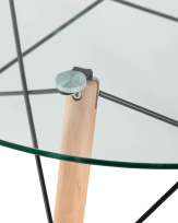 Стол Eames DSW D80 черный Стол Eames DSW D80 черный