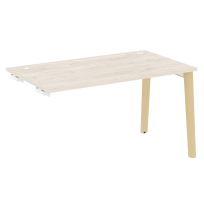 Onix Wood Стол офисный OW.SP-3.8 Дуб мали/Дуб светлый/Белый металл 1380×800×750 Onix Wood Стол офисный OW.SP-3.8 Дуб мали/Дуб светлый/Белый металл 1380×800×750