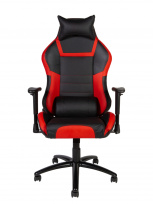 Кресло игровое NORDEN Lotus PRO carbon / черно - красная экокожа/ стальная крестовина Кресло игровое NORDEN Lotus PRO carbon / черно - красная экокожа/ стальная крестовина