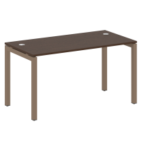 Metal System Quattro Стол офисный на П-образном м/к 50БП.СП-3 Вяз/Мокко металл 1400×720×750 Metal System Quattro Стол офисный на П-образном м/к 50БП.СП-3 Вяз/Мокко металл 1400×720×750